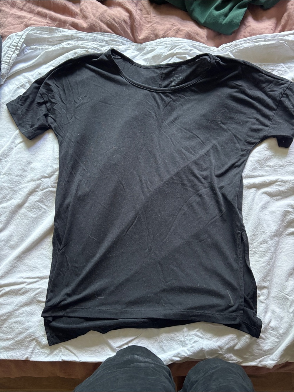 Nike Black Short Sleeve Crewneck Women's Top